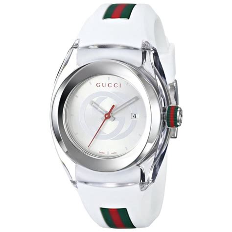 gucci sync watch white|Gucci sync 45mm watch.